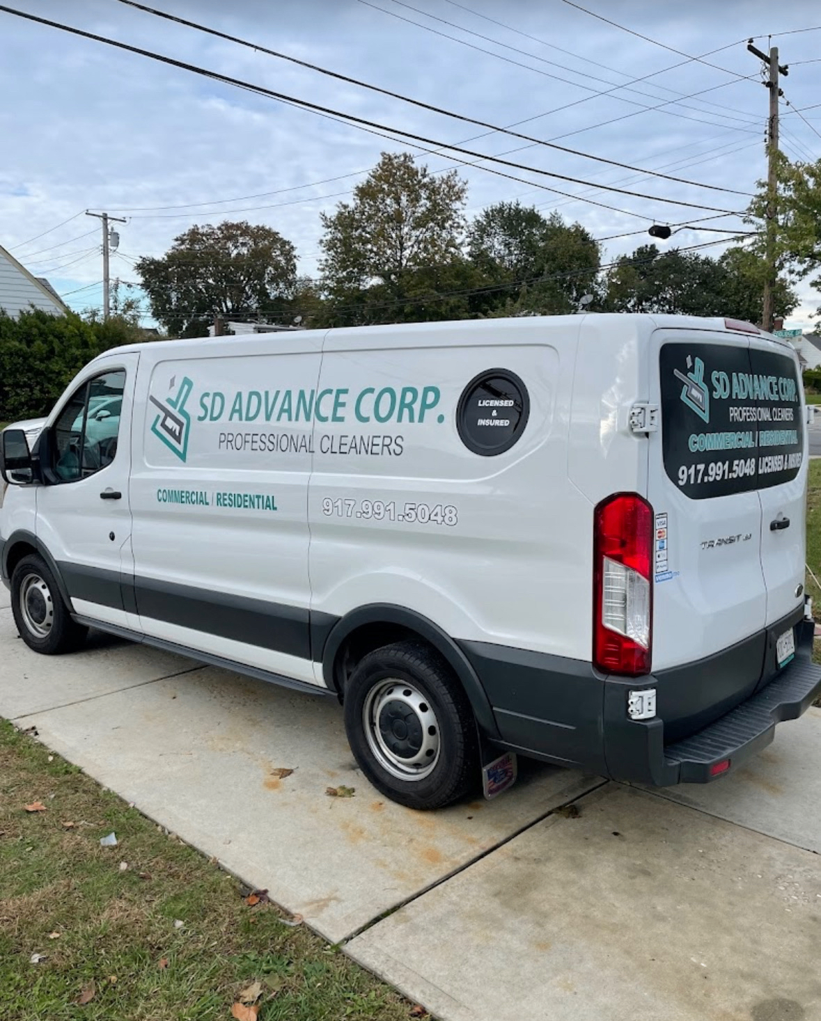 SD Advance Corp service van